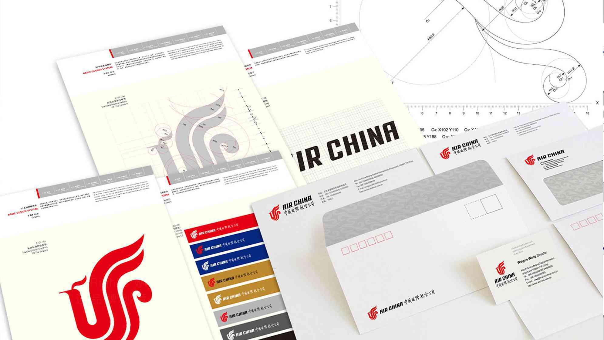 中国国航航空公司vi设计图片素材_